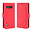 Custodia Portafoglio In Pelle Cover con Supporto BY3 per Xiaomi Black Shark 4S 5G Rosso