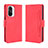 Custodia Portafoglio In Pelle Cover con Supporto BY3 per Xiaomi Mi 11i 5G Rosso