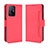 Custodia Portafoglio In Pelle Cover con Supporto BY3 per Xiaomi Mi 11T 5G Rosso