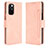 Custodia Portafoglio In Pelle Cover con Supporto BY3 per Xiaomi Mix Fold 5G Rosa