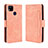 Custodia Portafoglio In Pelle Cover con Supporto BY3 per Xiaomi POCO C3 Rosa