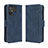 Custodia Portafoglio In Pelle Cover con Supporto BY3 per Xiaomi Poco C55 Blu