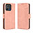 Custodia Portafoglio In Pelle Cover con Supporto BY3 per Xiaomi Poco C55 Rosa