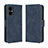 Custodia Portafoglio In Pelle Cover con Supporto BY3 per Xiaomi Poco M4 5G Blu