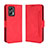 Custodia Portafoglio In Pelle Cover con Supporto BY3 per Xiaomi Poco X4 GT 5G Rosso