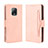 Custodia Portafoglio In Pelle Cover con Supporto BY3 per Xiaomi Redmi 10X 5G Rosa