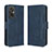 Custodia Portafoglio In Pelle Cover con Supporto BY3 per Xiaomi Redmi 11 Prime 4G Blu