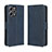 Custodia Portafoglio In Pelle Cover con Supporto BY3 per Xiaomi Redmi 12 4G Blu