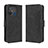 Custodia Portafoglio In Pelle Cover con Supporto BY3 per Xiaomi Redmi 12C 4G Nero