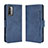 Custodia Portafoglio In Pelle Cover con Supporto BY3 per Xiaomi Redmi 9 Power Blu