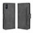 Custodia Portafoglio In Pelle Cover con Supporto BY3 per Xiaomi Redmi 9i Nero