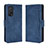 Custodia Portafoglio In Pelle Cover con Supporto BY3 per Xiaomi Redmi K30S 5G Blu