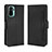 Custodia Portafoglio In Pelle Cover con Supporto BY3 per Xiaomi Redmi Note 10S 4G Nero