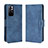 Custodia Portafoglio In Pelle Cover con Supporto BY3 per Xiaomi Redmi Note 11 5G Blu