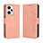 Custodia Portafoglio In Pelle Cover con Supporto BY3 per Xiaomi Redmi Note 12 Pro 5G Rosa