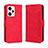 Custodia Portafoglio In Pelle Cover con Supporto BY3 per Xiaomi Redmi Note 12 Pro 5G Rosso