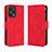 Custodia Portafoglio In Pelle Cover con Supporto BY3 per Xiaomi Redmi Note 12 Turbo 5G Rosso