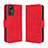 Custodia Portafoglio In Pelle Cover con Supporto BY3 per Xiaomi Redmi Note 12S Rosso