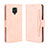 Custodia Portafoglio In Pelle Cover con Supporto BY3 per Xiaomi Redmi Note 9 Pro Rosa