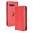 Custodia Portafoglio In Pelle Cover con Supporto BY4 per Asus ROG Phone 3 Rosso