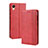 Custodia Portafoglio In Pelle Cover con Supporto BY4 per Asus ZenFone Live L2 ZA550KL Rosso