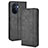 Custodia Portafoglio In Pelle Cover con Supporto BY4 per Huawei Enjoy 50 Nero