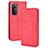 Custodia Portafoglio In Pelle Cover con Supporto BY4 per Huawei Nova 9 SE Rosso