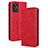 Custodia Portafoglio In Pelle Cover con Supporto BY4 per Motorola Moto G Power 5G (2023) Rosso