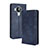 Custodia Portafoglio In Pelle Cover con Supporto BY4 per Nokia 7.3 Blu