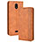 Custodia Portafoglio In Pelle Cover con Supporto BY4 per Nokia C100