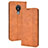 Custodia Portafoglio In Pelle Cover con Supporto BY4 per Nokia C21