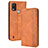 Custodia Portafoglio In Pelle Cover con Supporto BY4 per Nokia C21 Plus