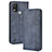 Custodia Portafoglio In Pelle Cover con Supporto BY4 per Nokia G11 Plus Blu