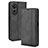 Custodia Portafoglio In Pelle Cover con Supporto BY4 per Oppo A1 5G Nero