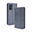 Custodia Portafoglio In Pelle Cover con Supporto BY4 per Oppo A54s Blu