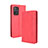 Custodia Portafoglio In Pelle Cover con Supporto BY4 per Oppo A94 5G Rosso