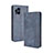 Custodia Portafoglio In Pelle Cover con Supporto BY4 per Oppo Find X3 Pro 5G Blu