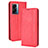Custodia Portafoglio In Pelle Cover con Supporto BY4 per Oppo K10 5G India Rosso