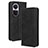 Custodia Portafoglio In Pelle Cover con Supporto BY4 per Oppo Reno10 5G Nero