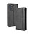 Custodia Portafoglio In Pelle Cover con Supporto BY4 per Oppo Reno6 Pro 5G India Nero