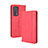 Custodia Portafoglio In Pelle Cover con Supporto BY4 per Oppo Reno6 Pro 5G Rosso