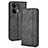 Custodia Portafoglio In Pelle Cover con Supporto BY4 per Oppo Reno8 Pro 5G Nero