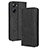 Custodia Portafoglio In Pelle Cover con Supporto BY4 per Realme 10S 5G Nero