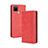 Custodia Portafoglio In Pelle Cover con Supporto BY4 per Realme 7i RMX2193 Rosso