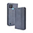 Custodia Portafoglio In Pelle Cover con Supporto BY4 per Realme C21Y Blu