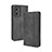 Custodia Portafoglio In Pelle Cover con Supporto BY4 per Realme GT Neo2 5G Nero