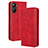 Custodia Portafoglio In Pelle Cover con Supporto BY4 per Realme Q5x 5G Rosso