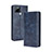 Custodia Portafoglio In Pelle Cover con Supporto BY4 per Realme V3 5G Blu