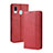 Custodia Portafoglio In Pelle Cover con Supporto BY4 per Samsung Galaxy A20 Rosso