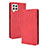 Custodia Portafoglio In Pelle Cover con Supporto BY4 per Samsung Galaxy A22 4G Rosso
